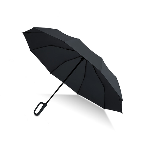 크로반 고급 3단 접이식 우산 완전자동 카라비너 KR27