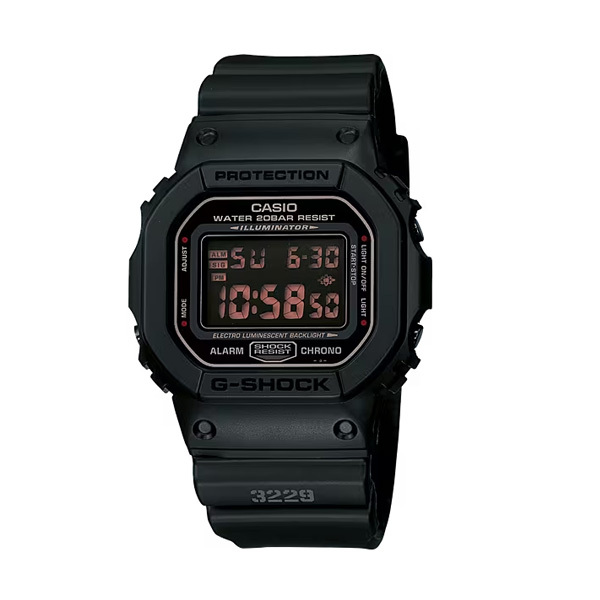 지샥 전자 손목 시계 디지털 스퀘어 DW-5600MS-1