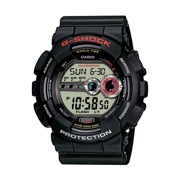 지샥 전자 손목 시계 빅페이스 디지털 GD-100-1ADR